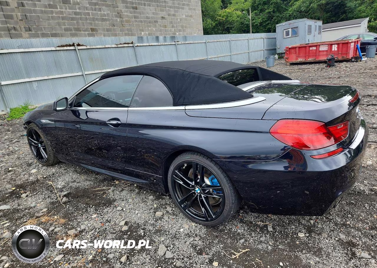 2012 BMW 640 I VIN:WBALW7C53CC618814 - 2