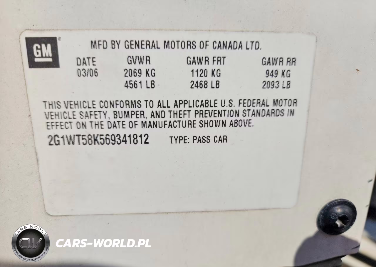 2006 Chevrolet Impala Lt VIN:2G1WT58K569341812 - 12