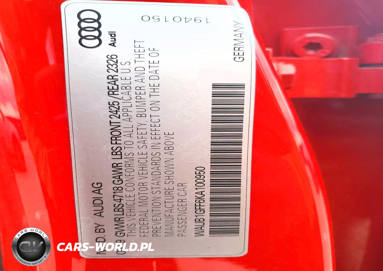 2019 Audi S3 Premium Plus VIN:WAUB1GFF6KA100950 - 12