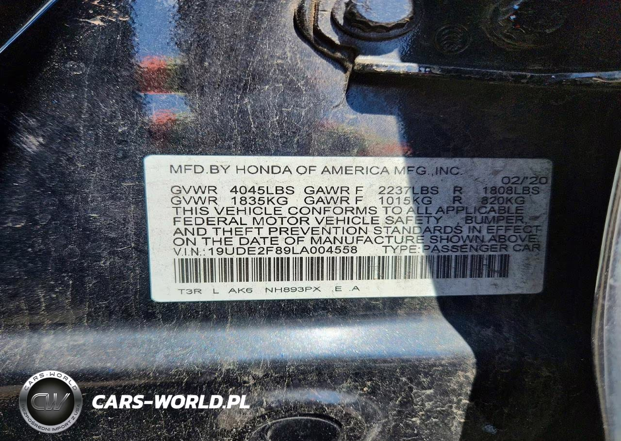 2020 Acura Ilx Premium A-Spec VIN:19UDE2F89LA004558 - 12