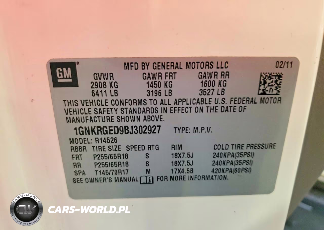 2011 Chevrolet Traverse Lt VIN:1GNKRGED9BJ302927 - 12