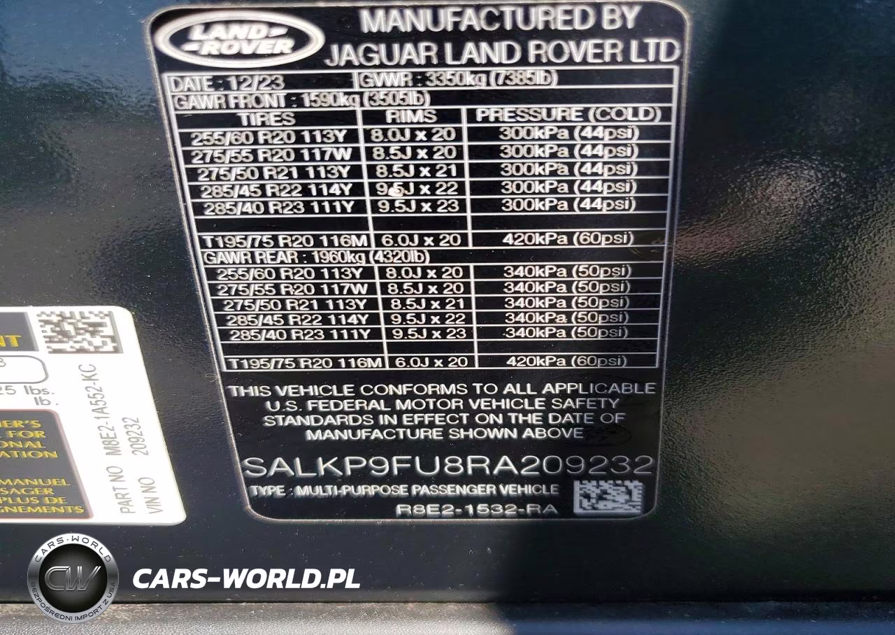 2024 Land Rover Range Rover Se VIN:SALKP9FU8RA209232 - 13