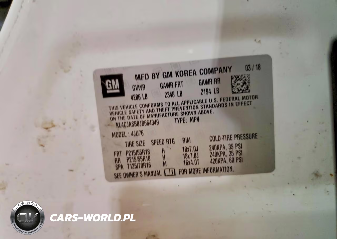 2018 Buick Encore Preferred VIN:KL4CJASB8JB664349 - 12