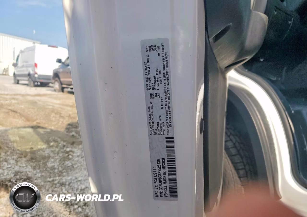 2023 Ram Promaster 1500 Delivery Van VIN:3C6LRVBG8PE528730 - 12