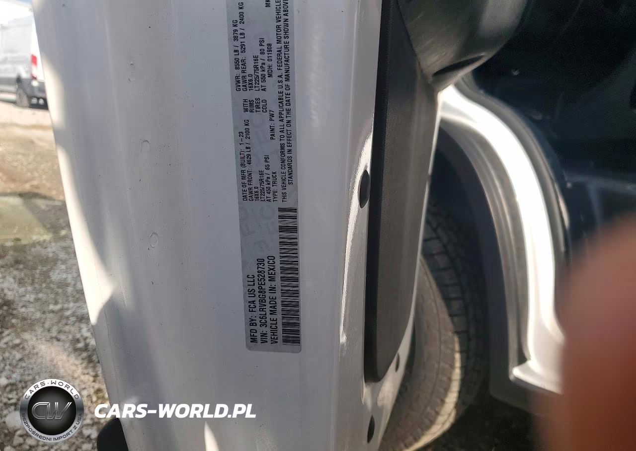 2023 Ram Promaster 1500 Delivery Van VIN:3C6LRVBG8PE528730 - 13