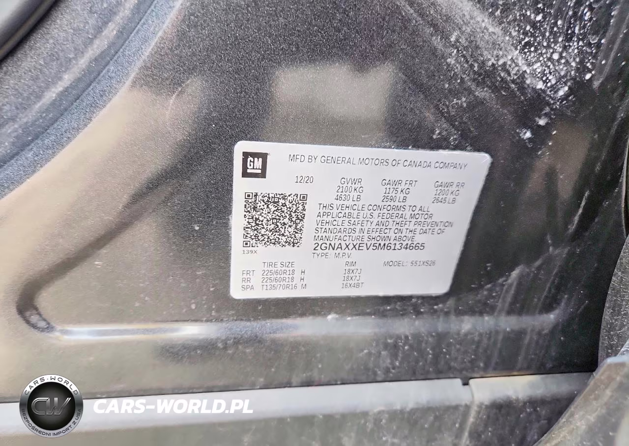 2021 Chevrolet Equinox Premier VIN:2GNAXXEV5M6134665 - 12