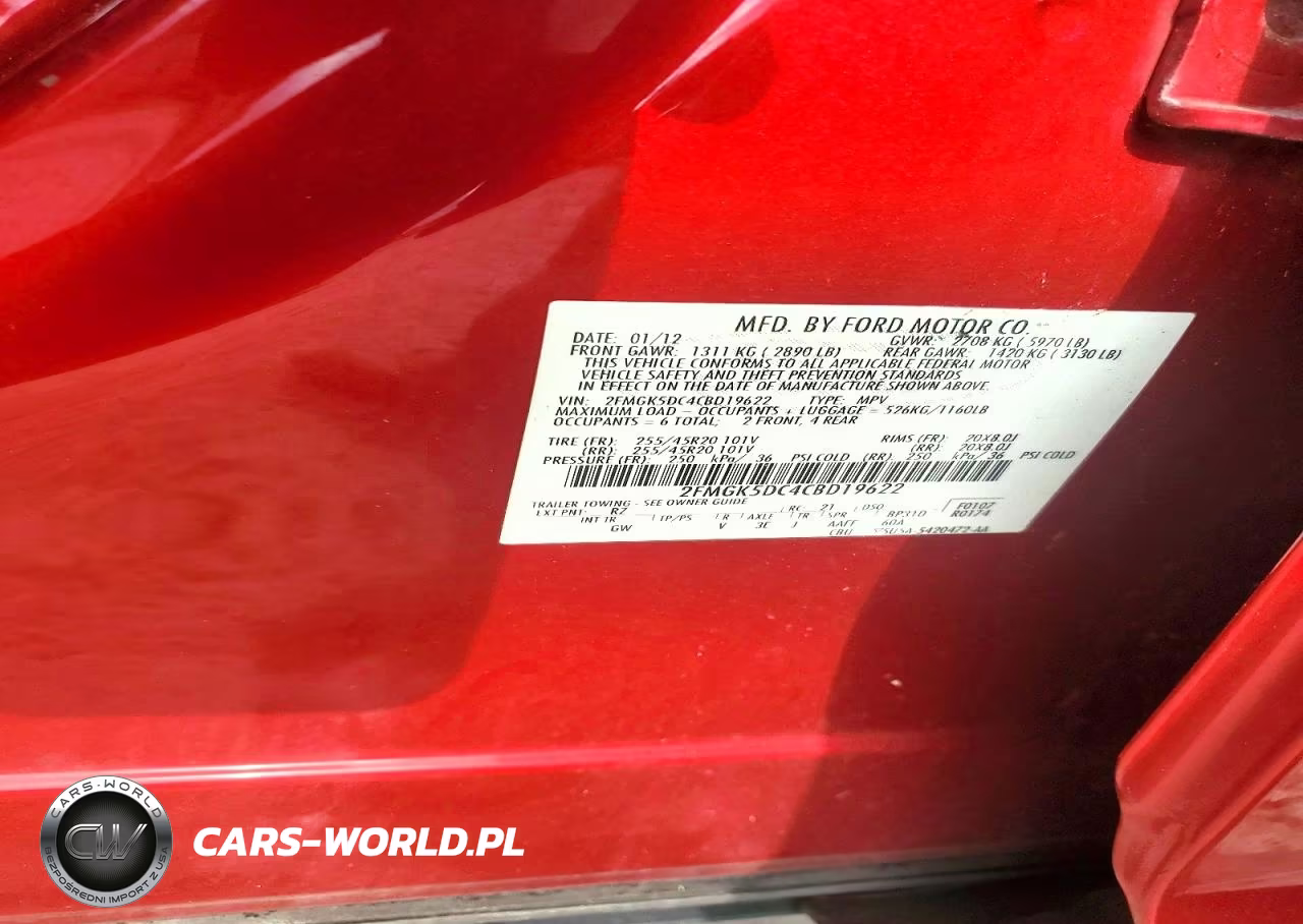 2012 Ford Flex Limited VIN:2FMGK5DC4CBD19622 - 13