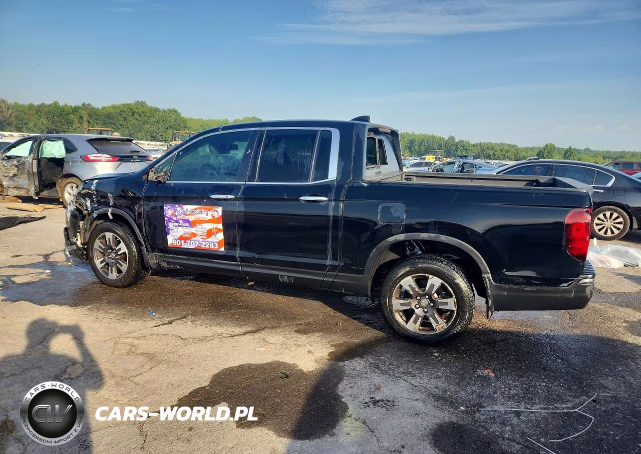 2019 Honda Ridgeline Rtl VIN:5FPYK3F70KB019372 - 2