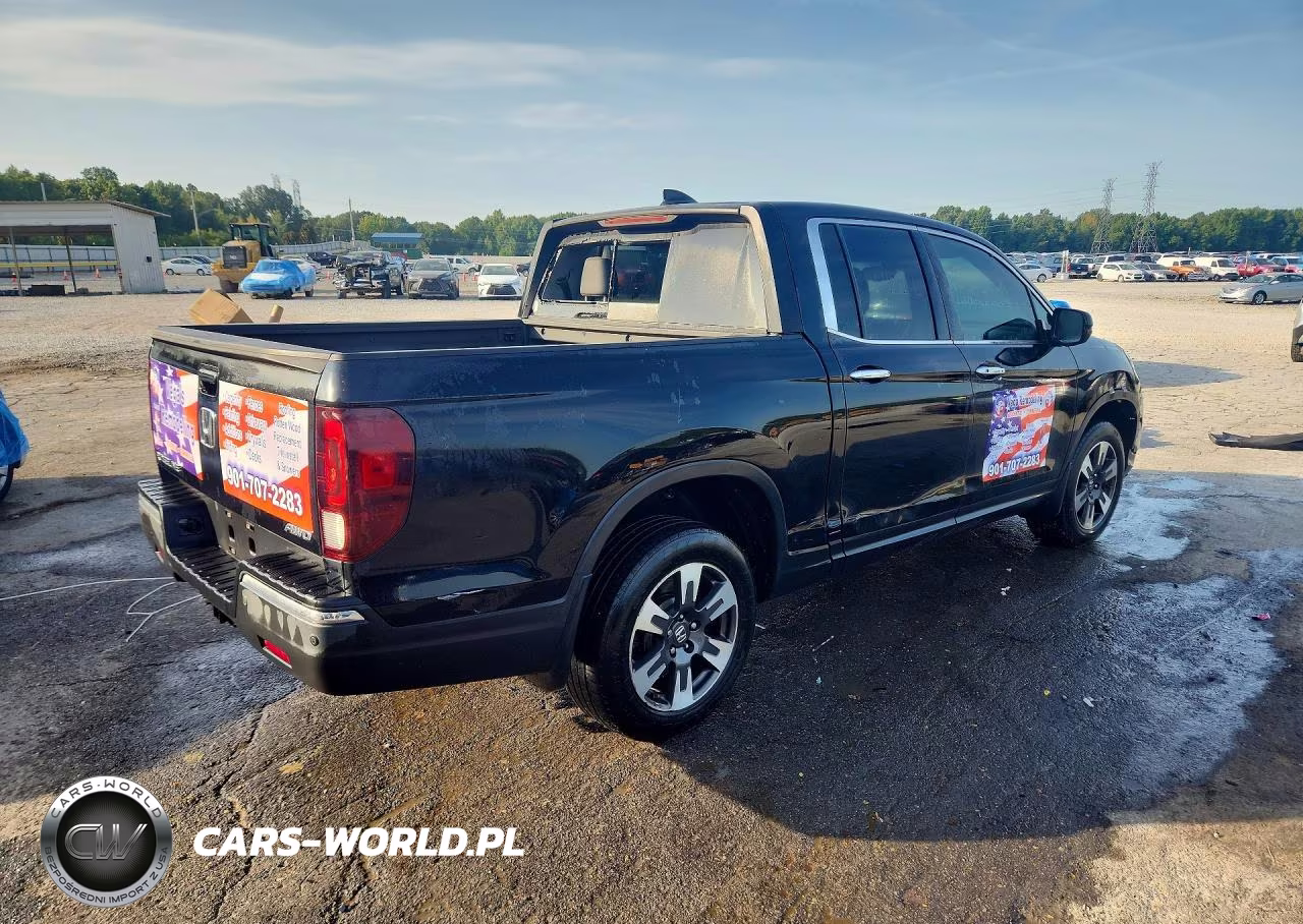 2019 Honda Ridgeline Rtl VIN:5FPYK3F70KB019372 - 3