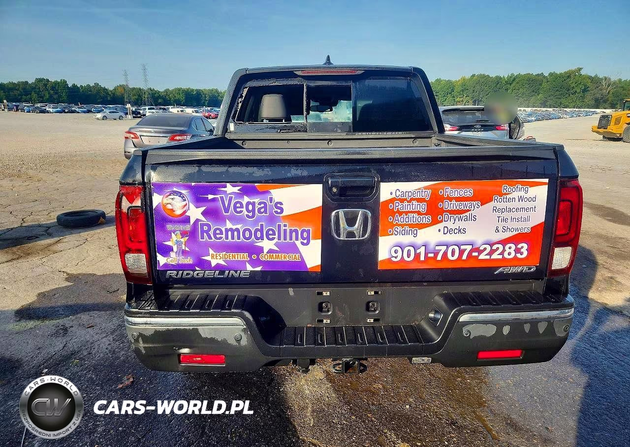 2019 Honda Ridgeline Rtl VIN:5FPYK3F70KB019372 - 6
