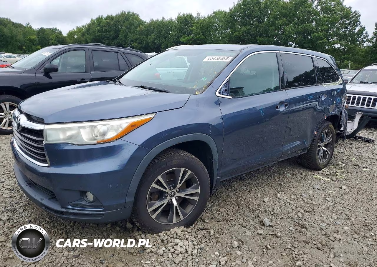 2016 Toyota Highlander Xle – zdjęcie 1 z 14