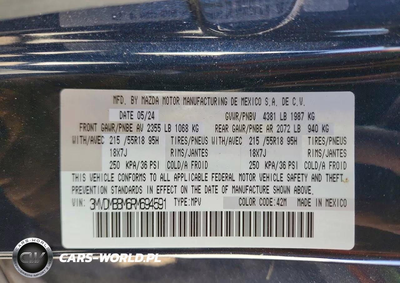 2024 Mazda Cx-30 Select VIN:3MVDMBBM6RM694591 - 13