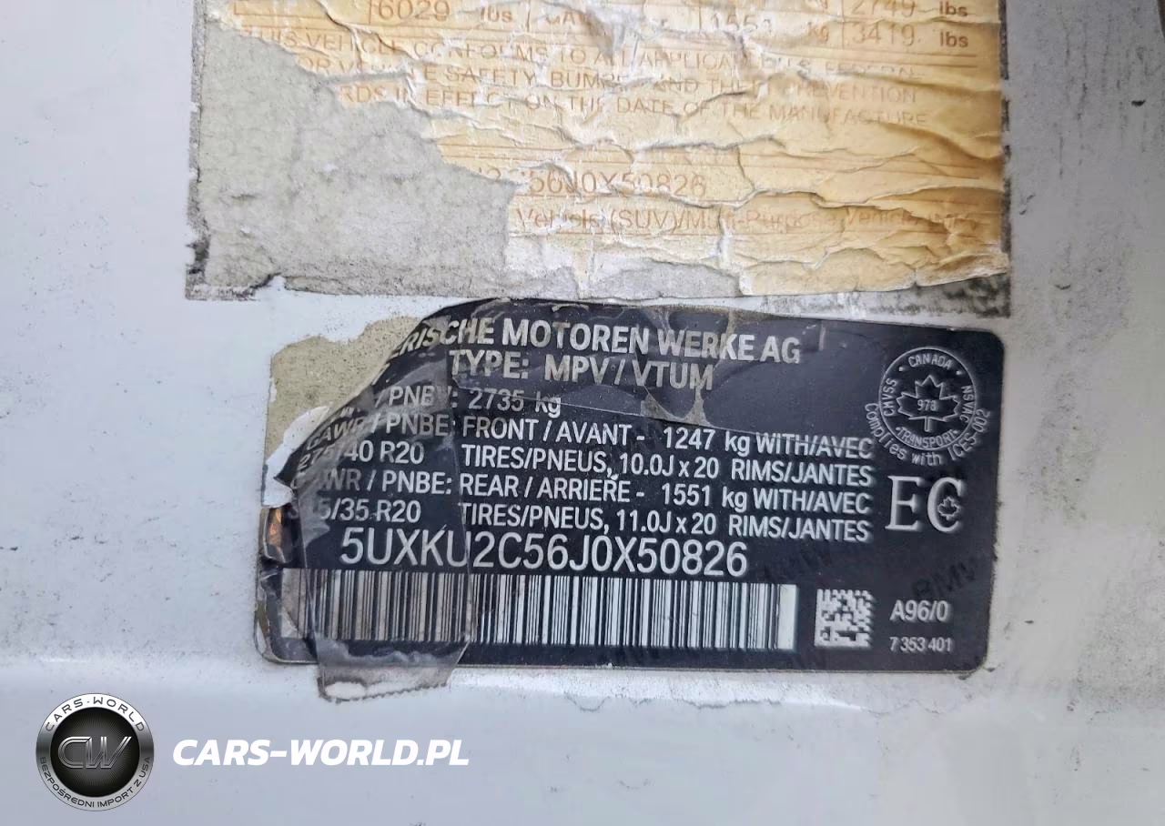 2018 BMW X6 xDrive35I VIN:5UXKU2C56J0X50826 - 14
