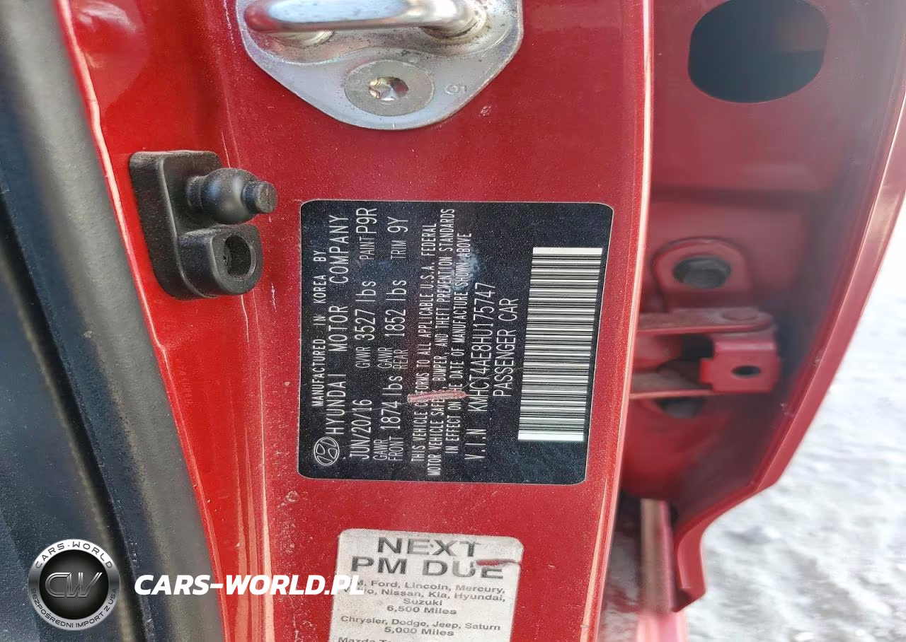 2017 Hyundai Accent Se VIN:KMHCT4AE8HU175747 - 12