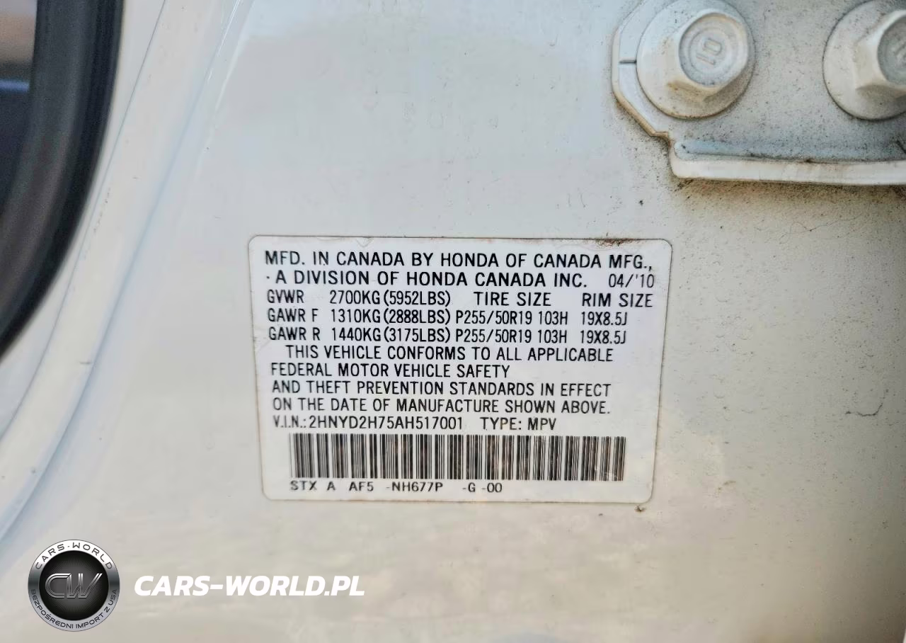 2010 Acura Mdx Advance VIN:2HNYD2H75AH517001 - 13