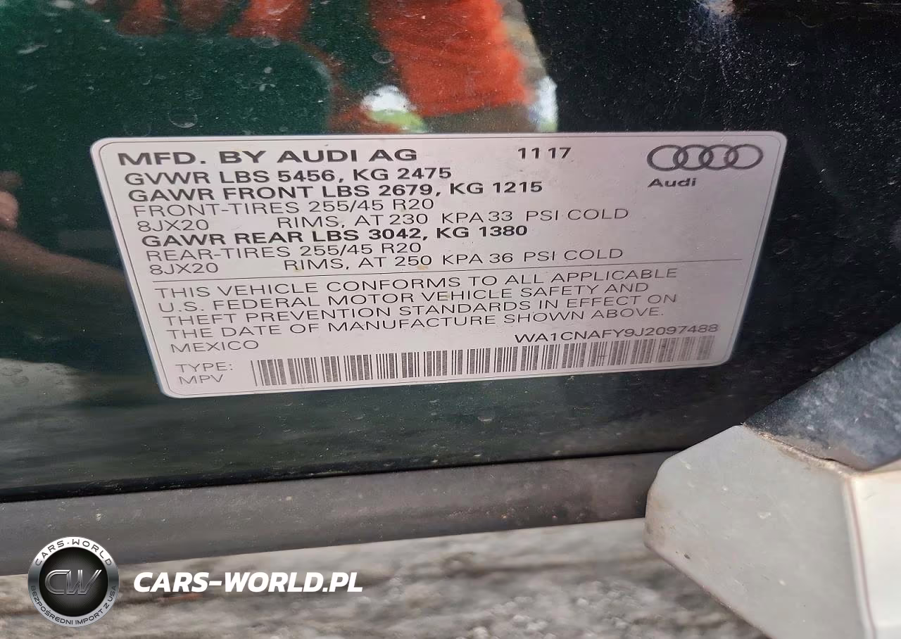 2018 Audi Q5 Prestige VIN:WA1CNAFY9J2097488 - 12