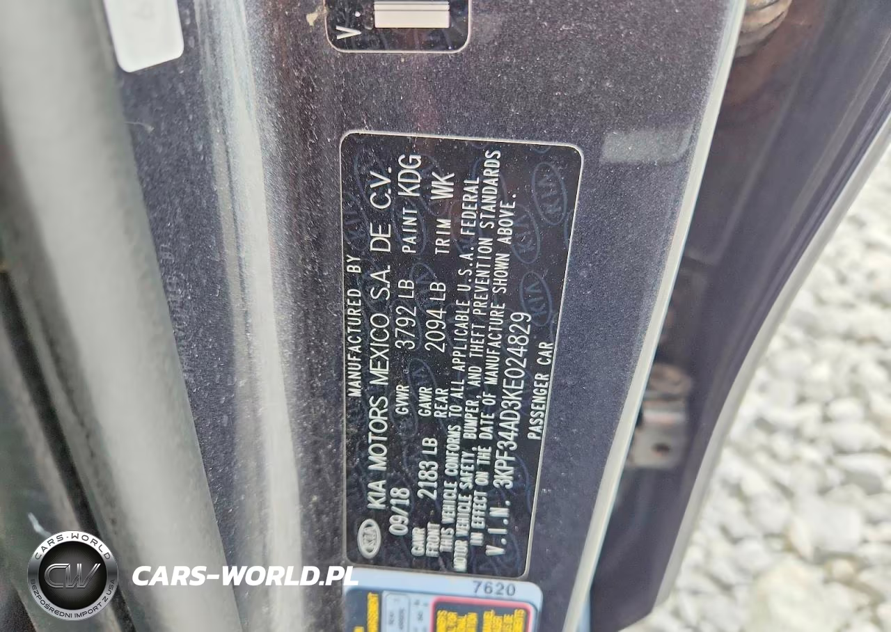 2019 Kia Forte S VIN:3KPF34AD3KE024829 - 12