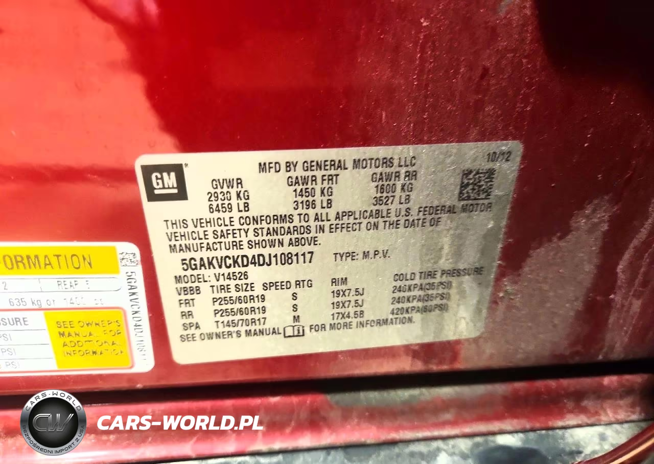 2013 Buick Enclave VIN:5GAKVCKD4DJ108117 - 13