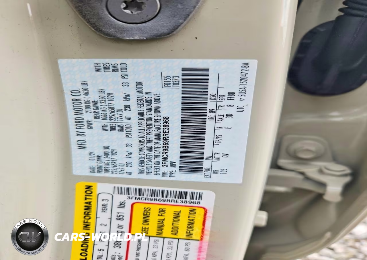 2024 Ford Bronco Sport Big Bend VIN:3FMCR9B69RRE38968 - 14
