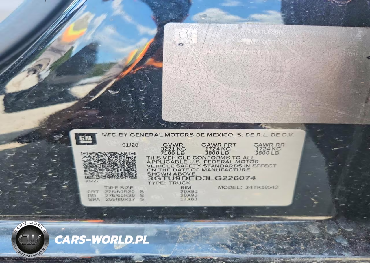 2020 GMC Sierra K1500 Slt VIN:3GTU9DED3LG226074 - 12