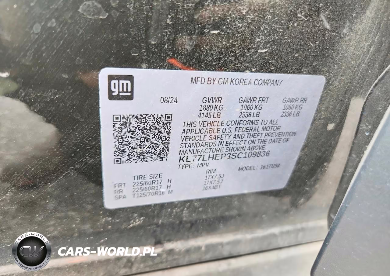 2025 Chevrolet Trax 1Lt VIN:KL77LHEP3SC109836 - 12