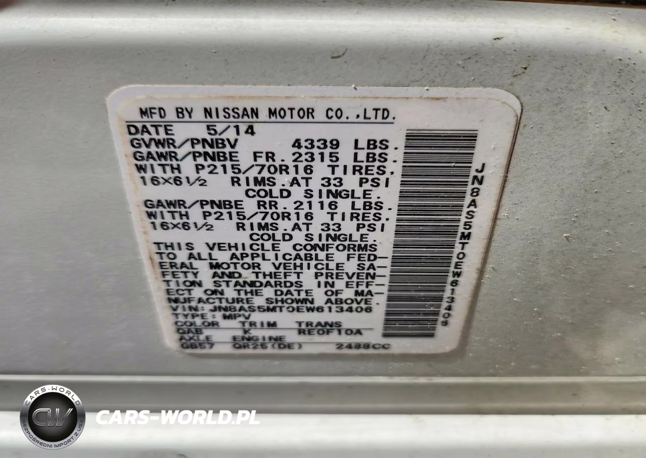 2014 Nissan Rogue Select S VIN:JN8AS5MT0EW613406 - 13