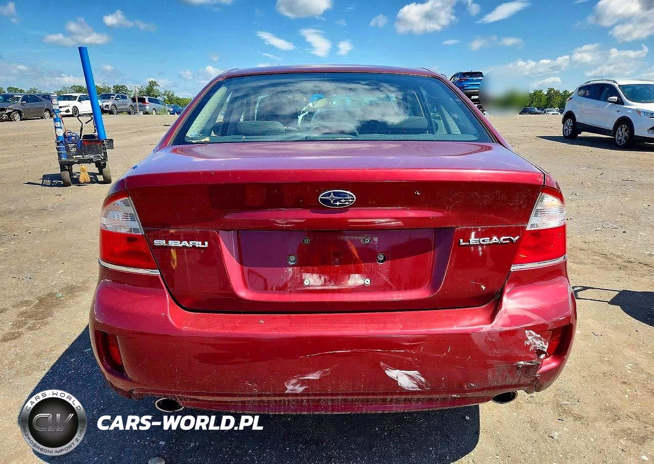 2009 Subaru Legacy 2.5I VIN:4S3BL616897229343 - 6
