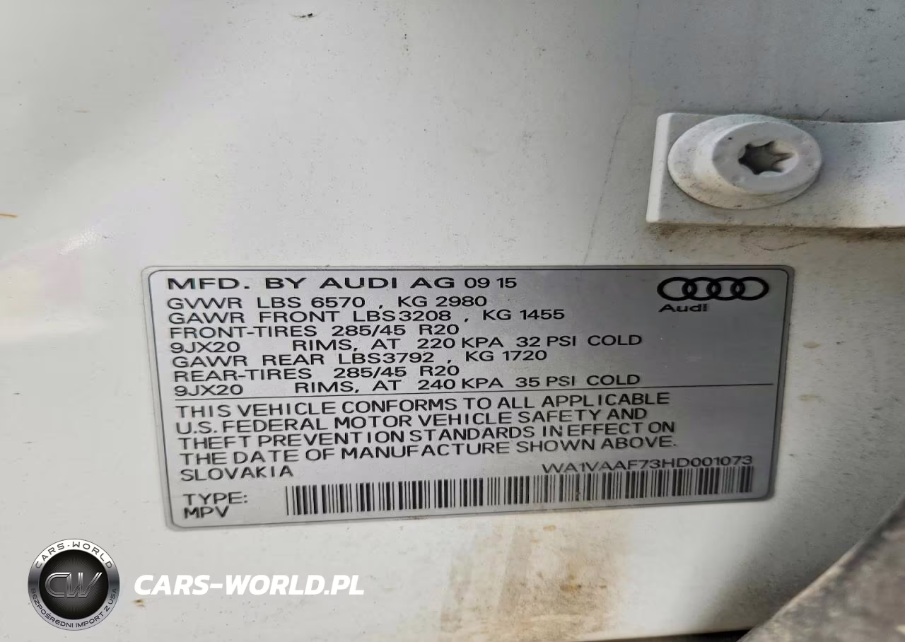 2017 Audi Q7 Prestige VIN:WA1VAAF73HD001073 - 14