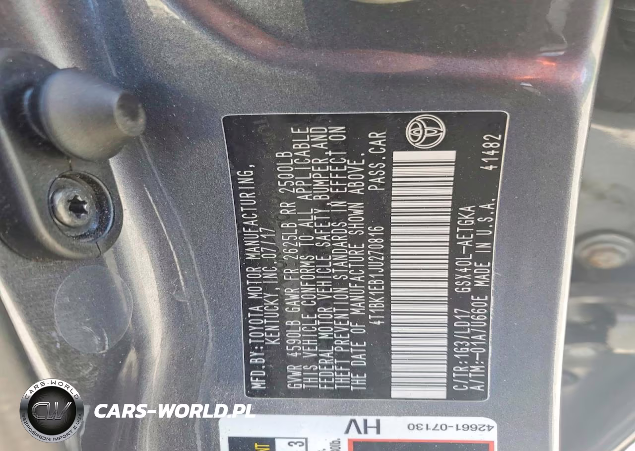 2018 Toyota Avalon Xle VIN:4T1BK1EB1JU270816 - 13