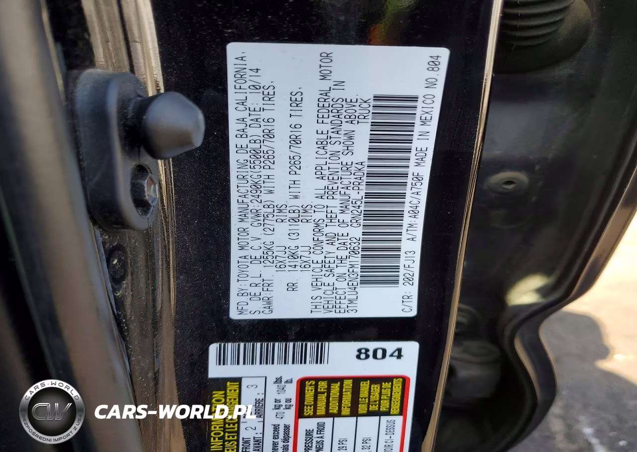2015 Toyota Tacoma V6 VIN:3TMLU4EN3FM170632 - 12