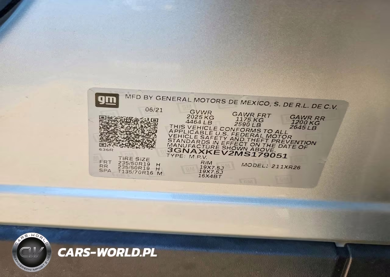 2021 Chevrolet Equinox Lt VIN:3GNAXKEV2MS179051 - 14
