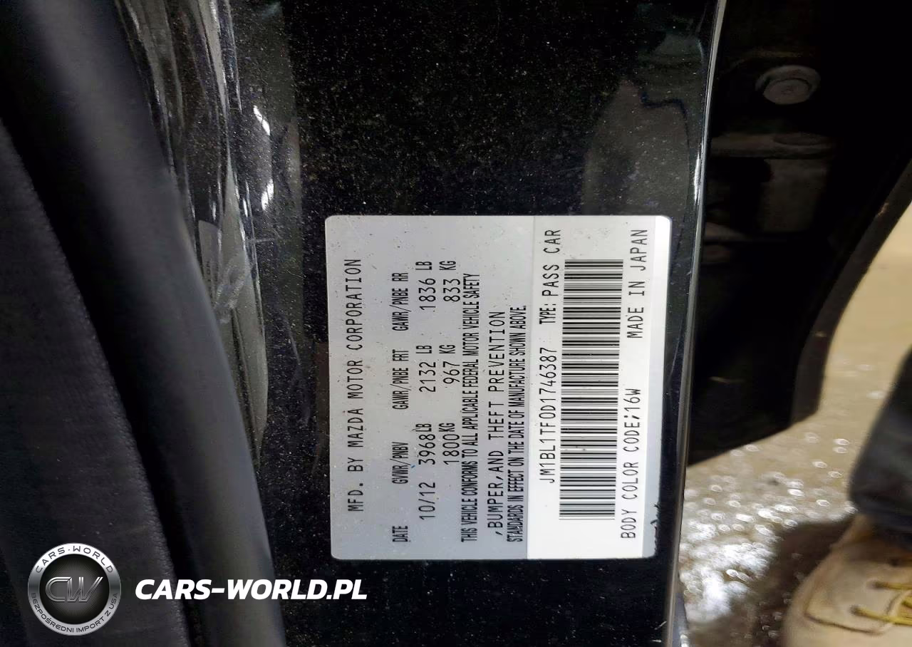 2013 Mazda 3 I VIN:JM1BL1TF0D1746387 - 13