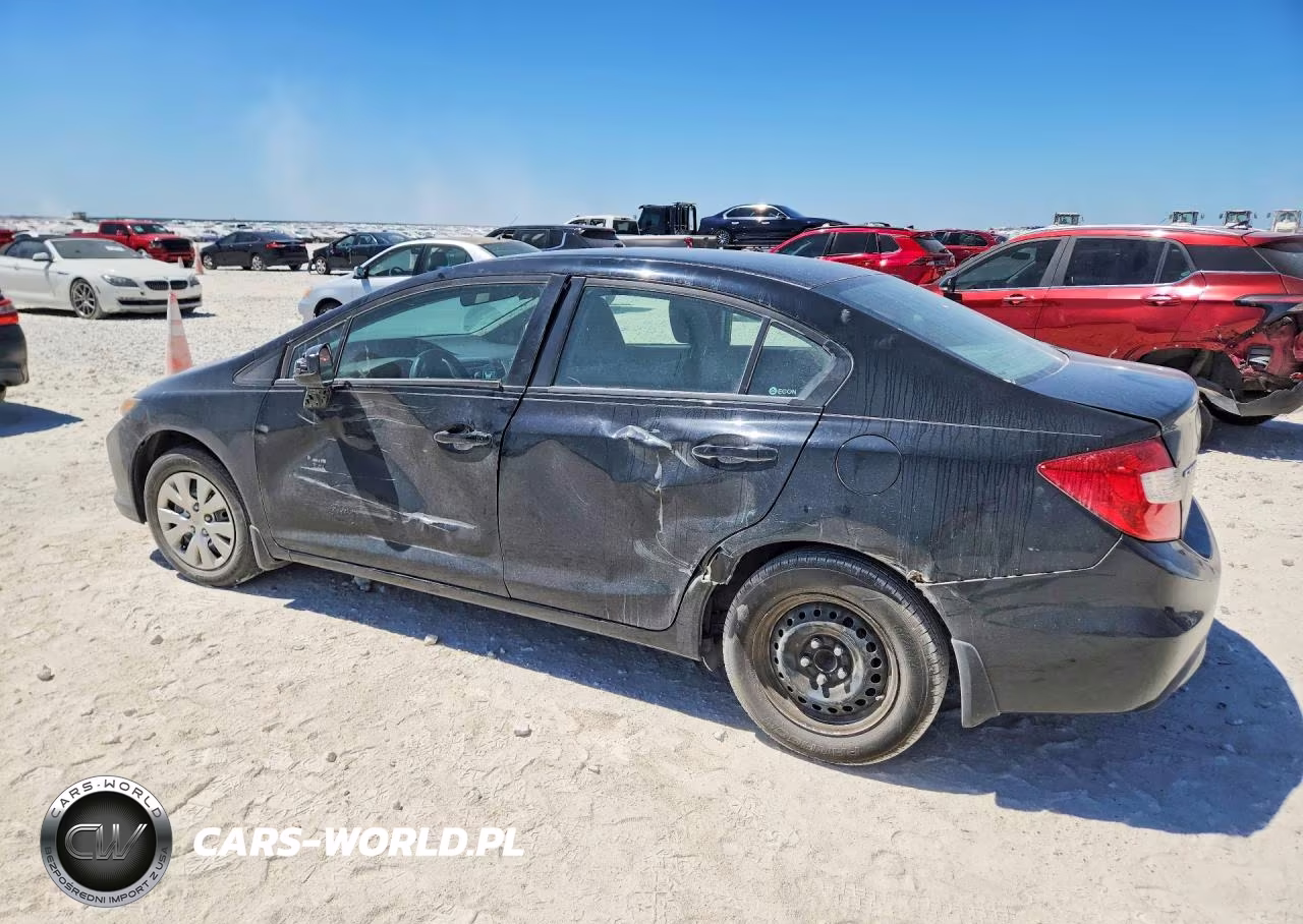 2012 Honda Civic Lx VIN:19XFB2F58CE075267 - 2