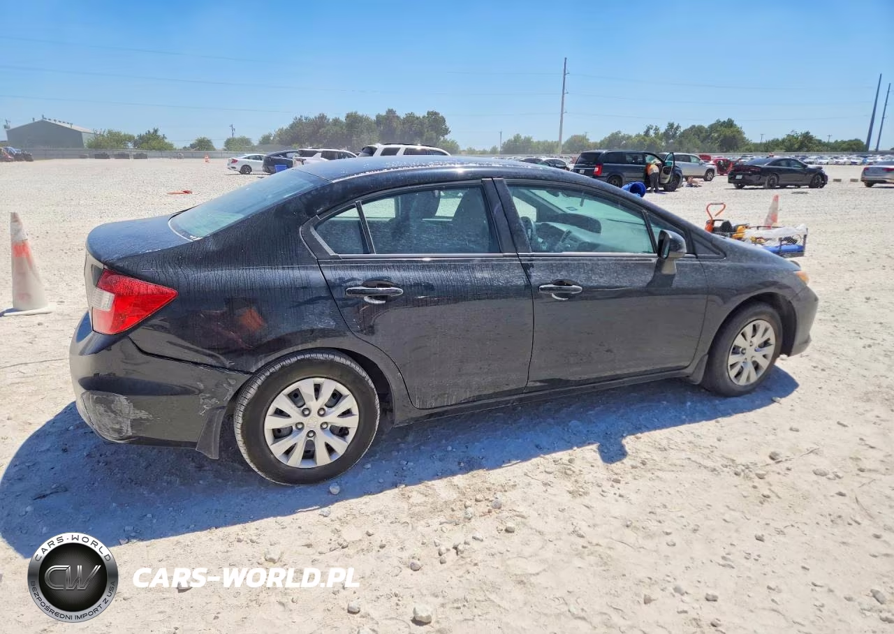 2012 Honda Civic Lx VIN:19XFB2F58CE075267 - 3