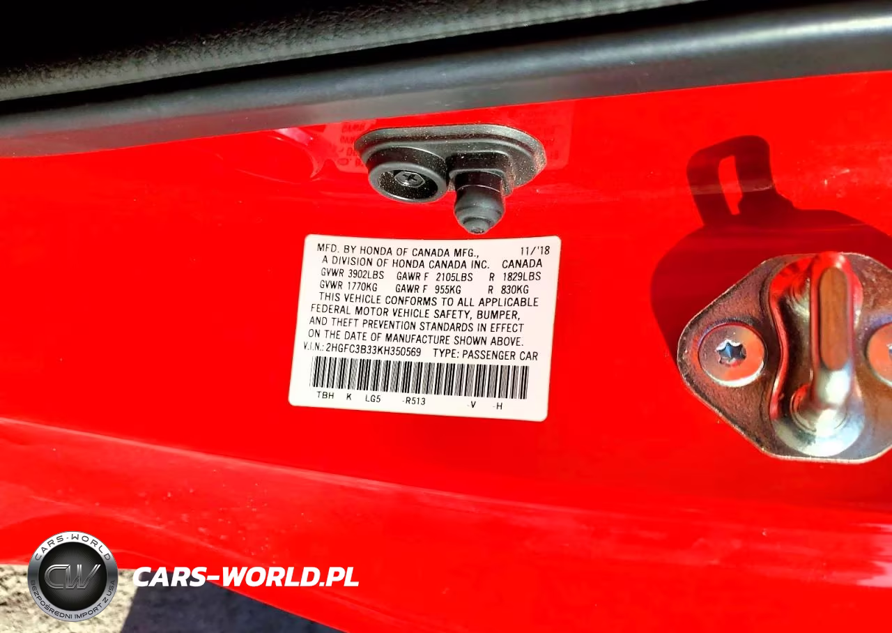 2019 Honda Civic Ex VIN:2HGFC3B33KH350569 - 13