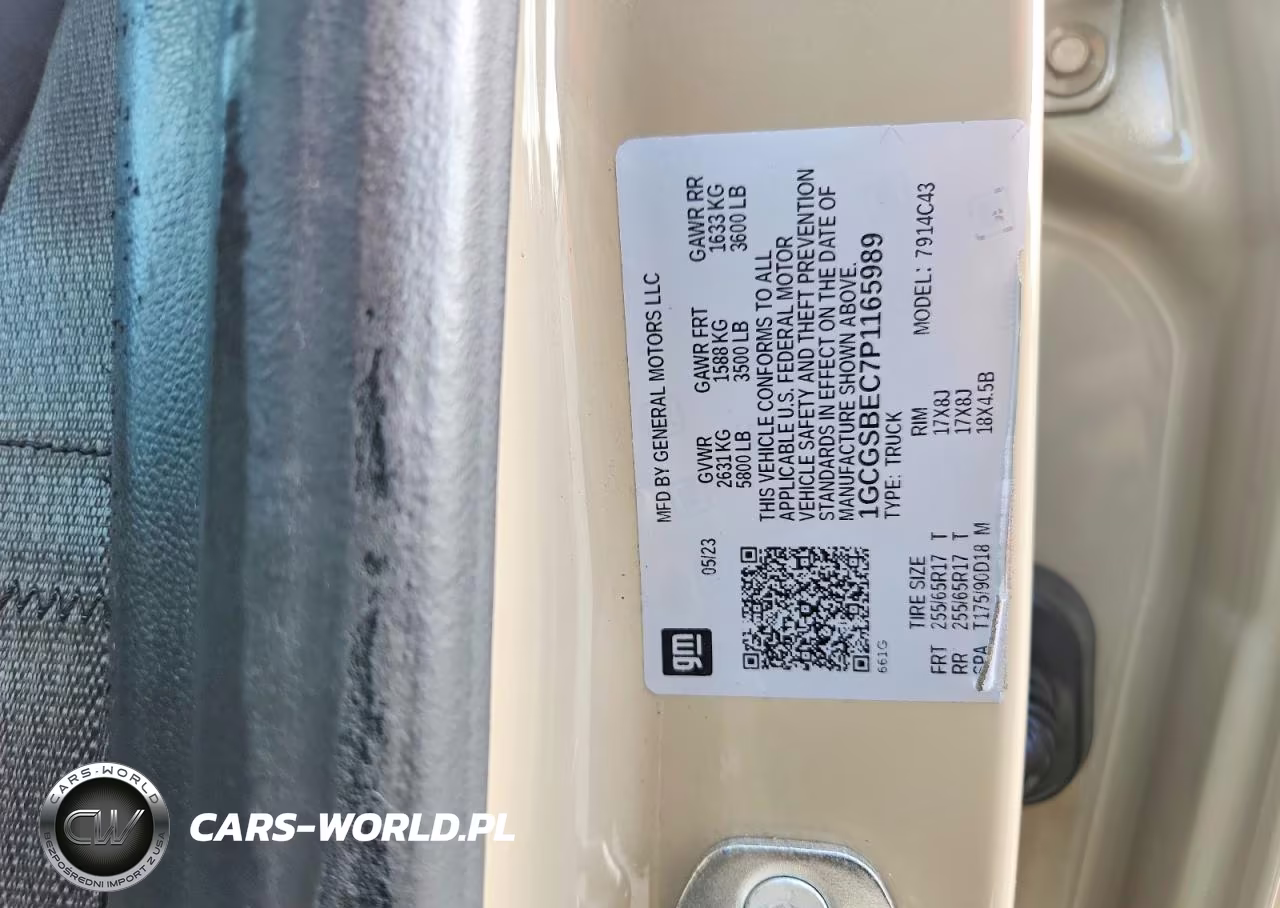 2023 Chevrolet Colorado VIN:1GCGSBEC7P1165989 - 12