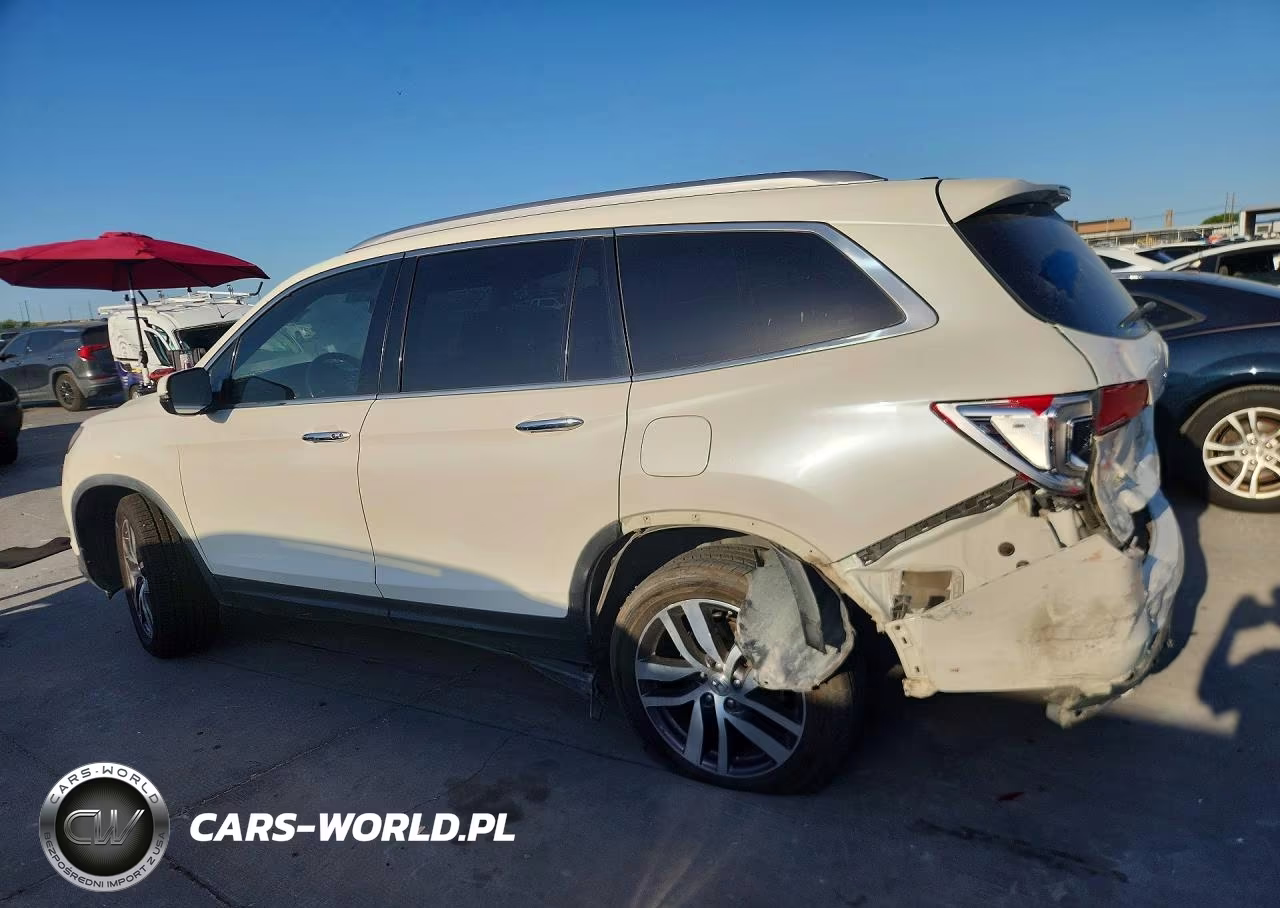 2017 Honda Pilot Touring VIN:5FNYF6H92HB044313 - 2