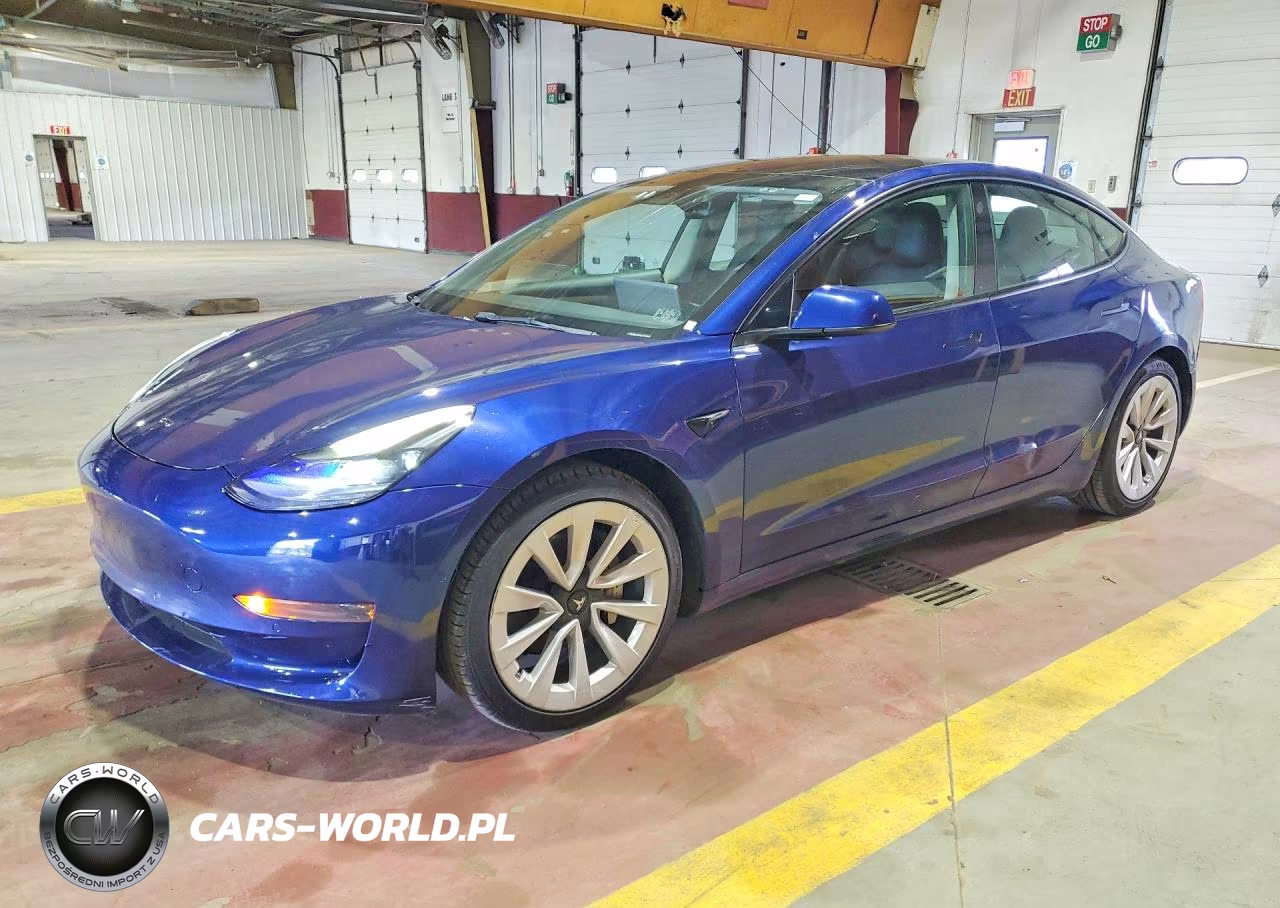 2022 Tesla Model 3 VIN:5YJ3E1EA4NF369541 - 1