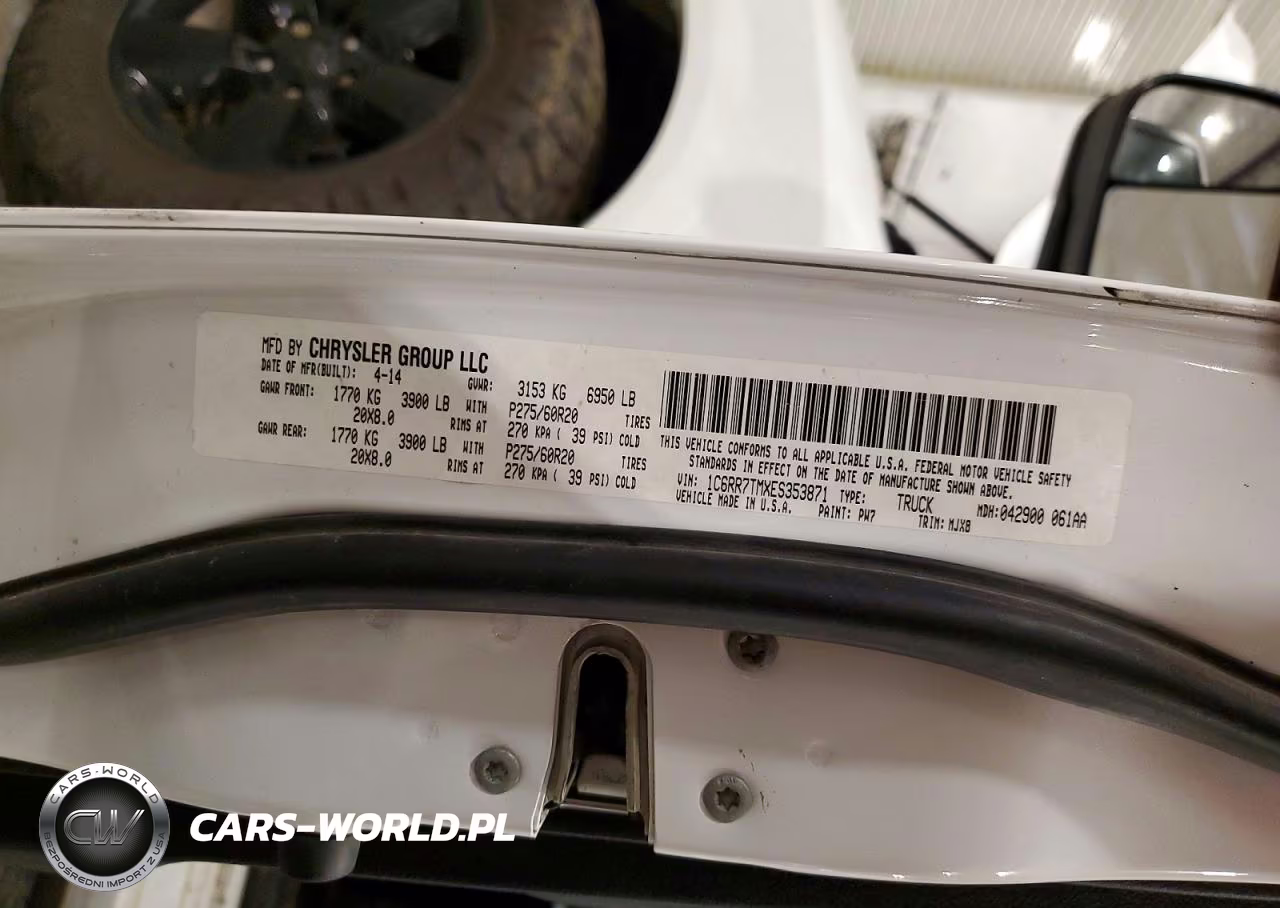 2014 Ram 1500 Slt VIN:1C6RR7TMXES353871 - 12