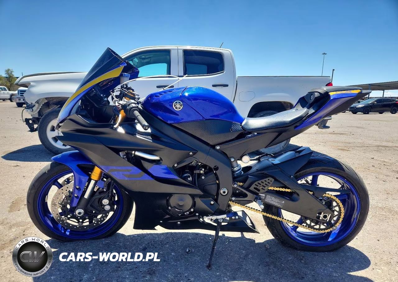2019 Yamaha Yzfr6 VIN:JYARJ28E3KA004634 - 3