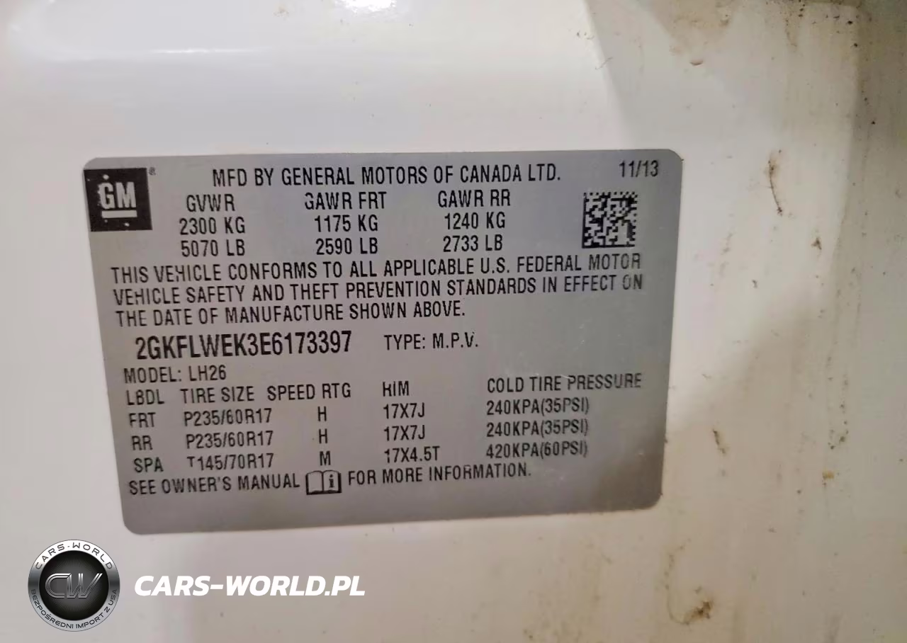 2014 GMC Terrain Sle VIN:2GKFLWEK3E6173397 - 13