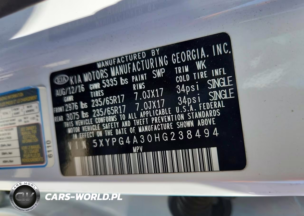 2017 Kia Sorento Lx VIN:5XYPG4A30HG238494 - 13