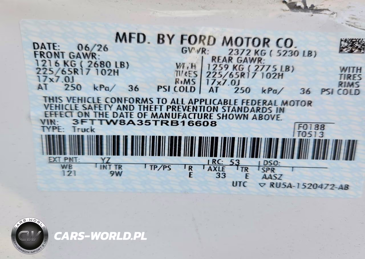 2026 Ford Maverick Xl VIN:3FTTW8A35TRB16608 - 13
