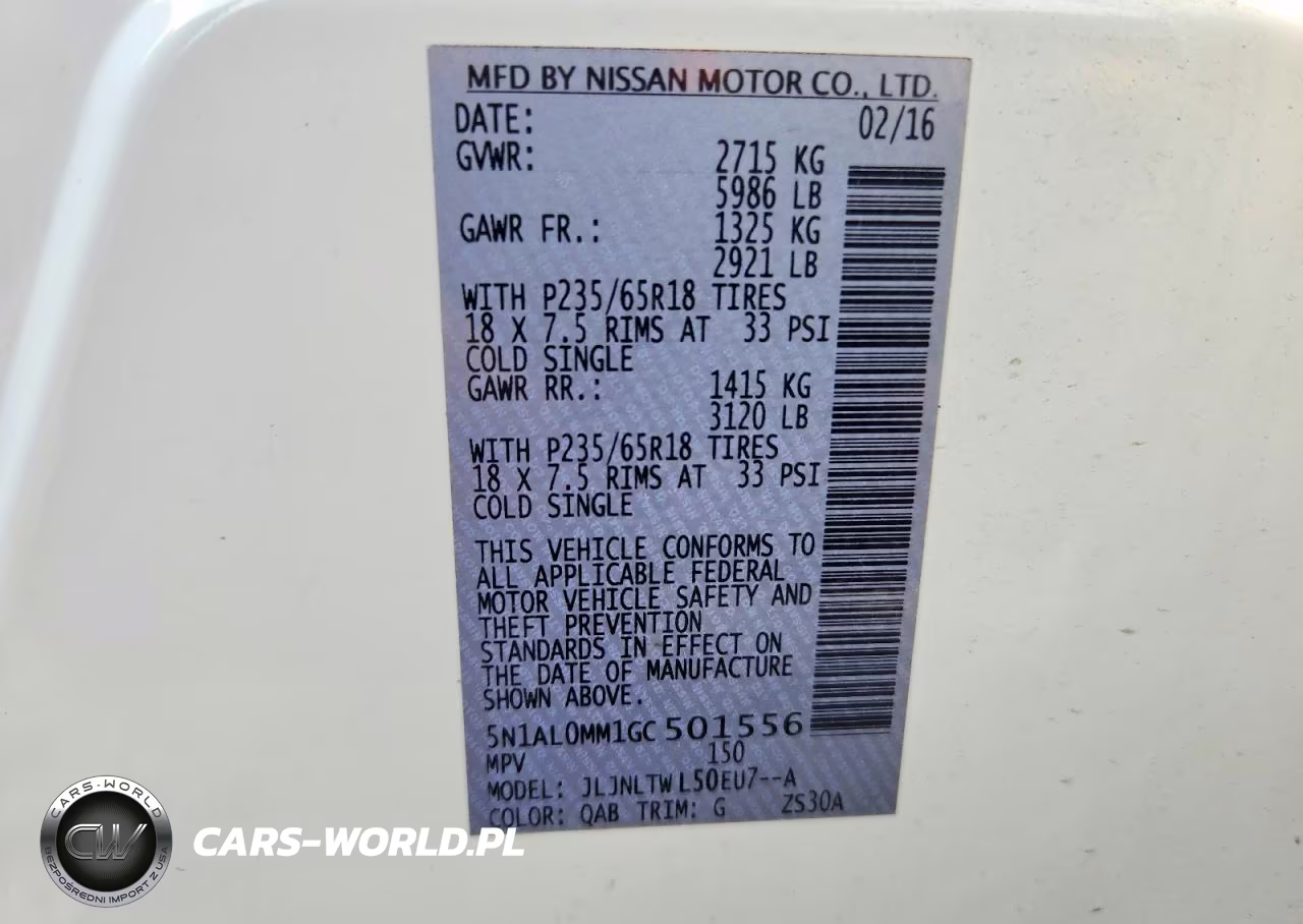 2016 Infiniti Qx60 Base VIN:5N1AL0MM1GC501556 - 13