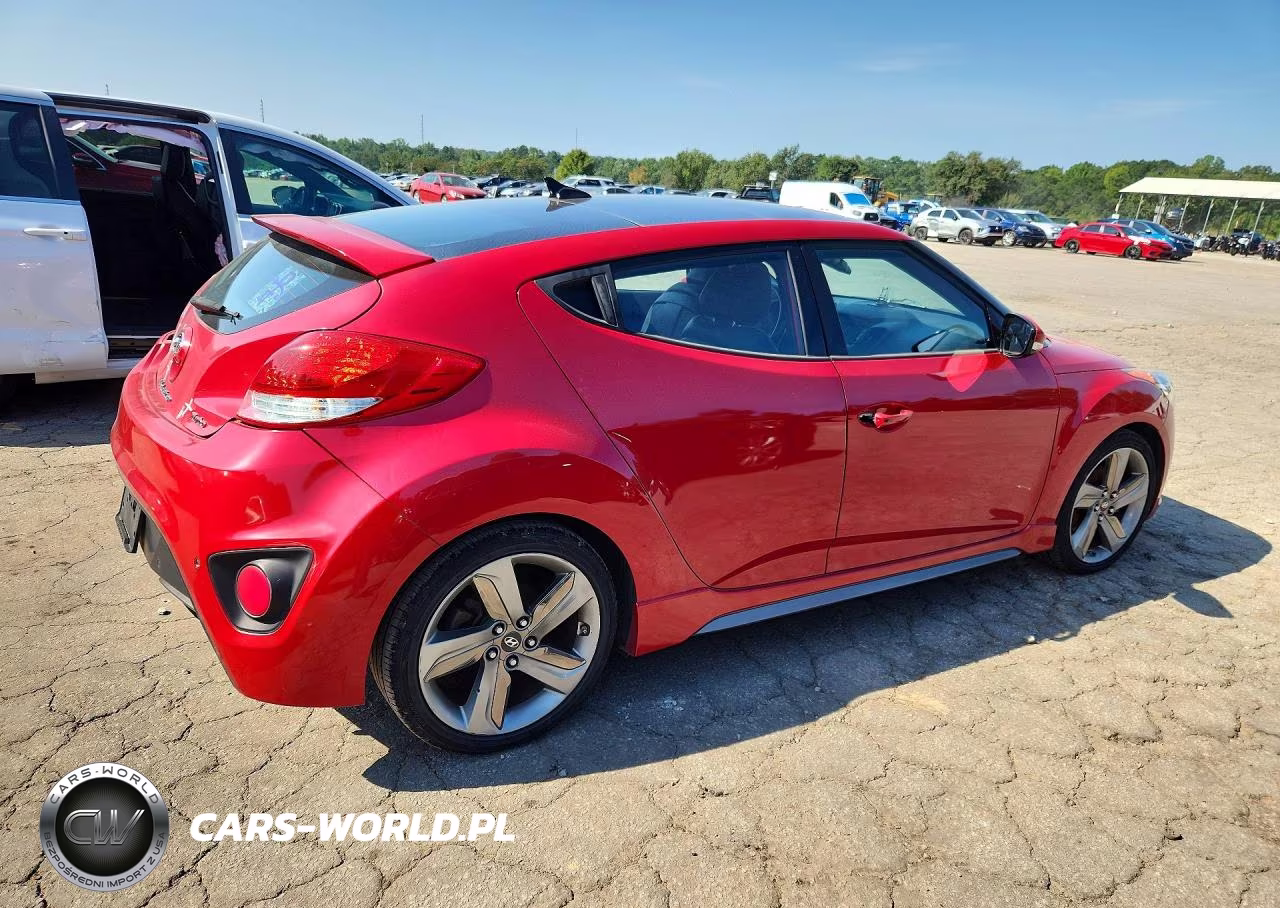 2015 Hyundai Veloster Turbo VIN:KMHTC6AE3FU217802 - 3