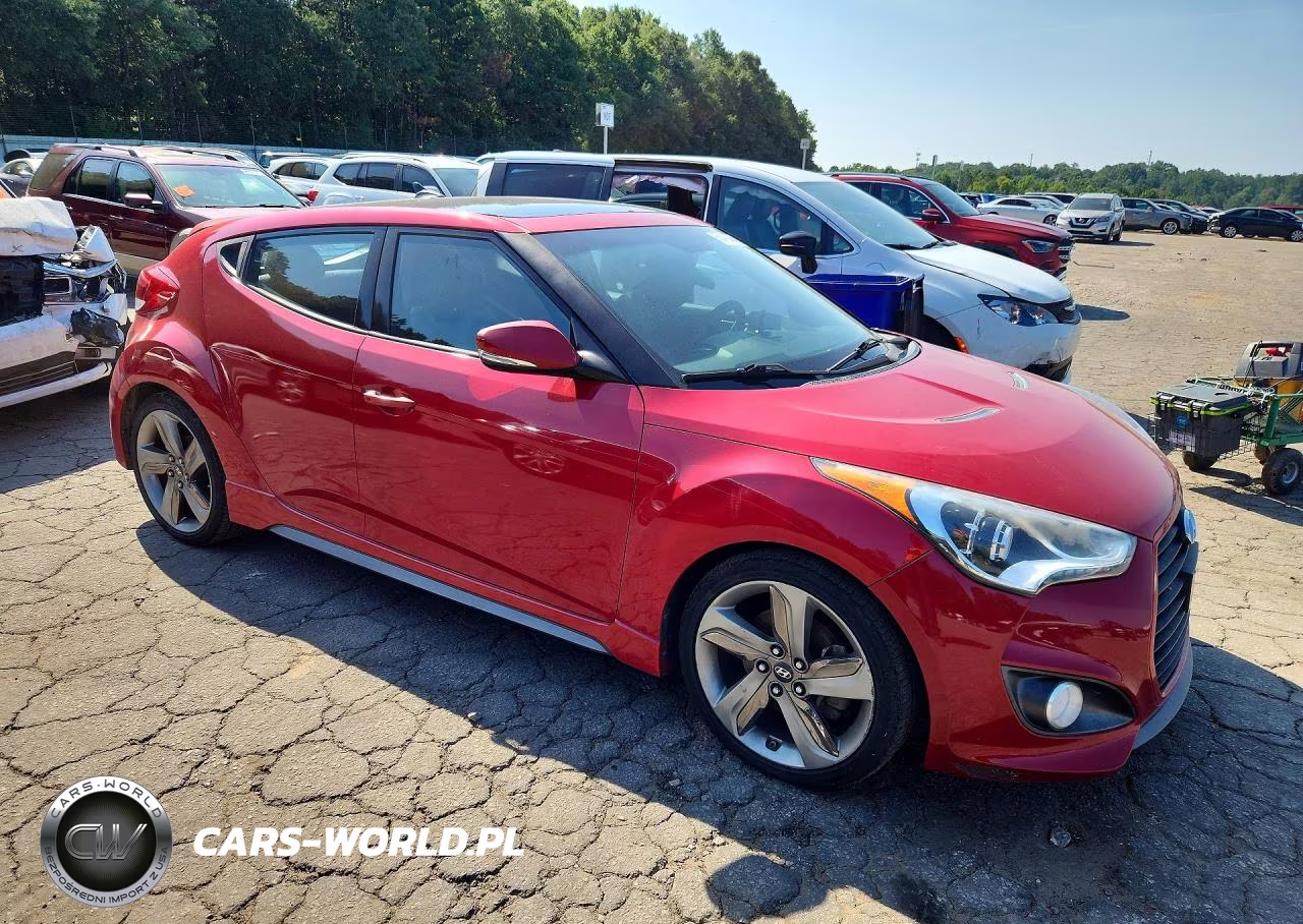 2015 Hyundai Veloster Turbo VIN:KMHTC6AE3FU217802 - 4