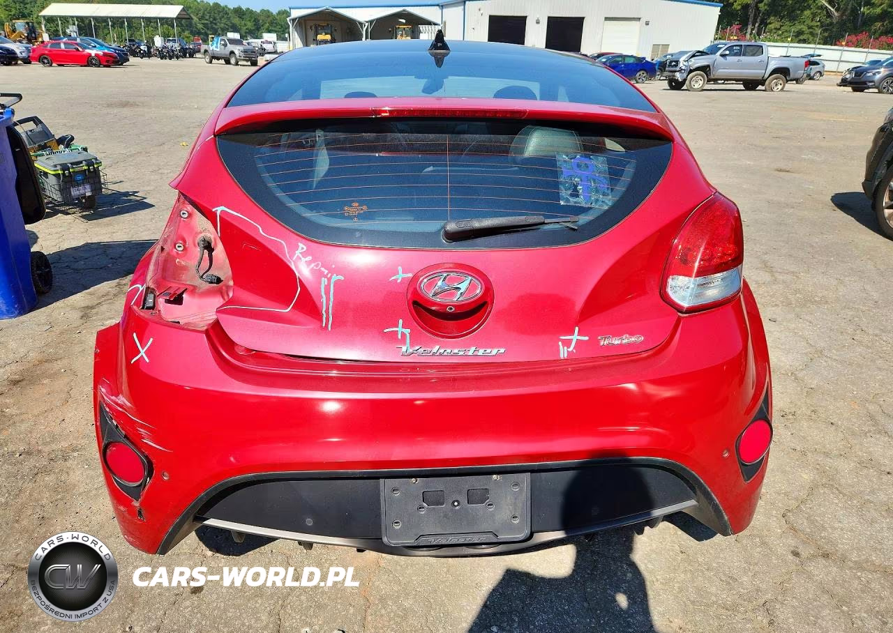2015 Hyundai Veloster Turbo VIN:KMHTC6AE3FU217802 - 6
