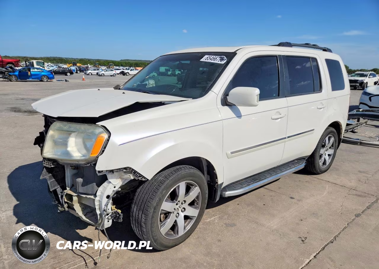 2013 Honda Pilot Touring VIN:5FNYF4H92DB066150 - 1