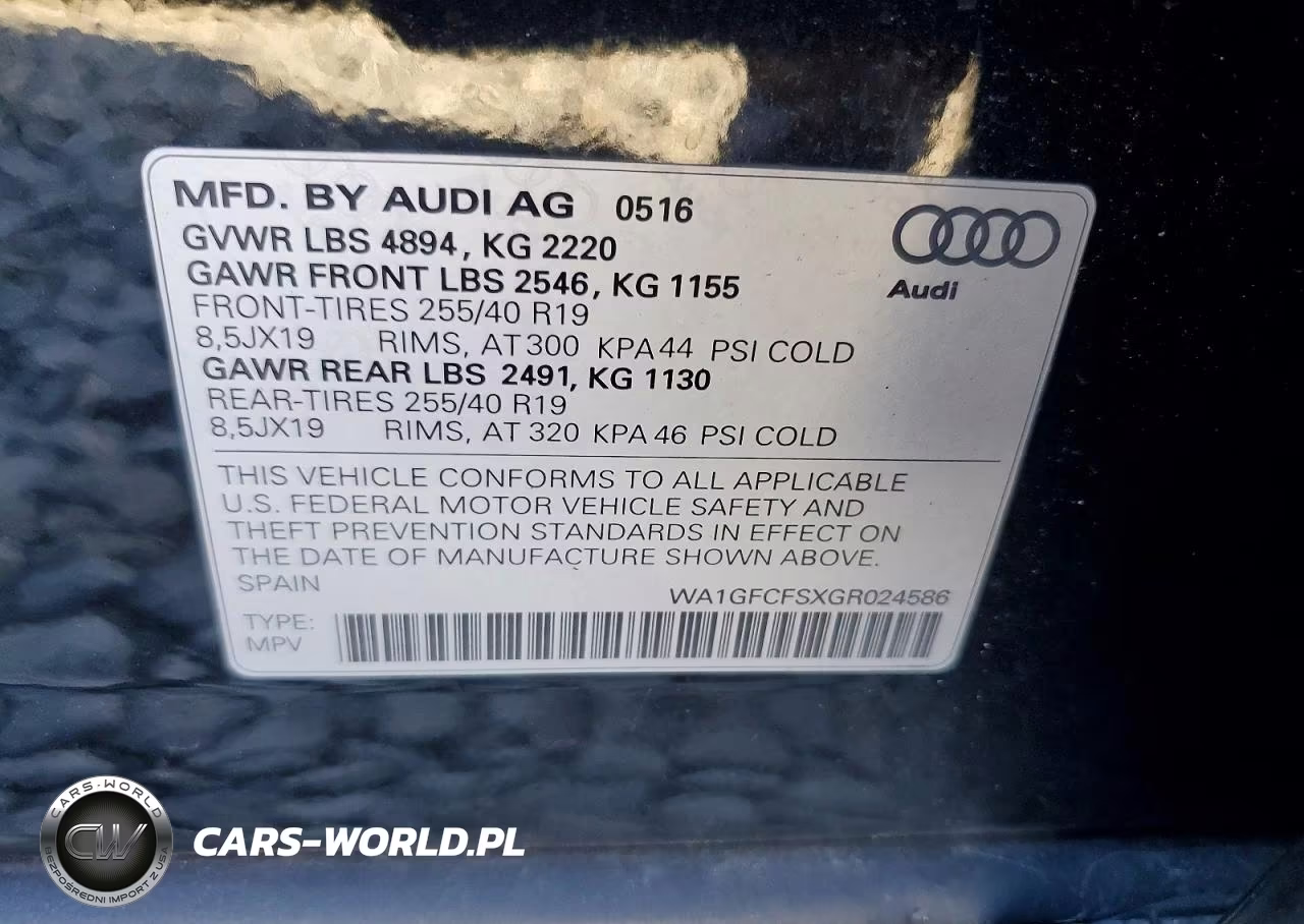 2016 Audi Q3 Prestige VIN:WA1GFCFSXGR024586 - 13
