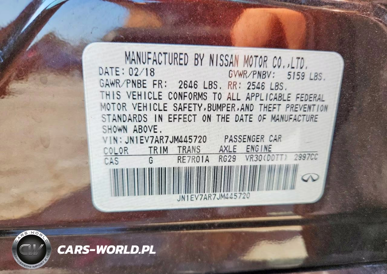 2018 Infiniti Q50 3.0T Luxe VIN:JN1EV7AR7JM445720 - 12